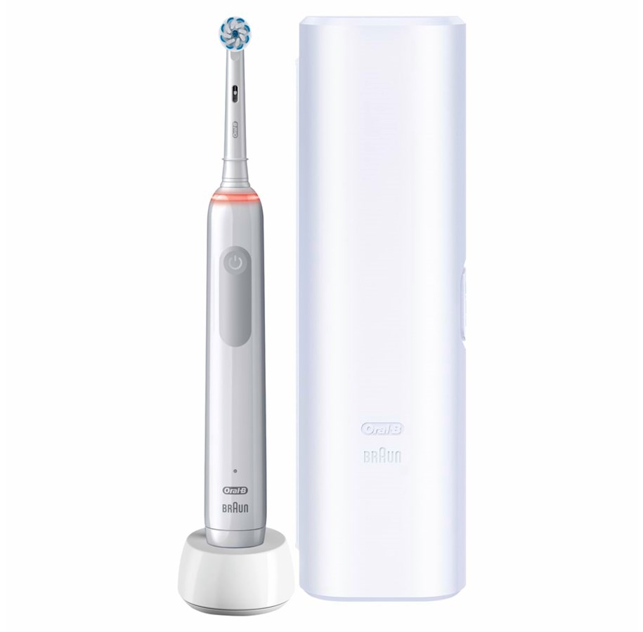 Elektrische Zahnbürsten - Oral-B Elektrische Zahnbürste Pro 3 3500 White - 4210201289562