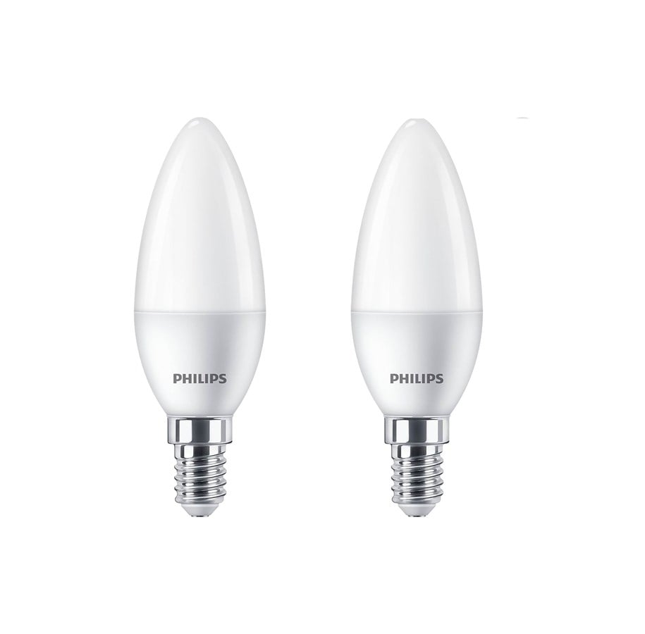 LED-Birnen - Philips LED-Lampe Candle 2.8W/827 (25W) Frosted 2-pack E14 - 929002977061