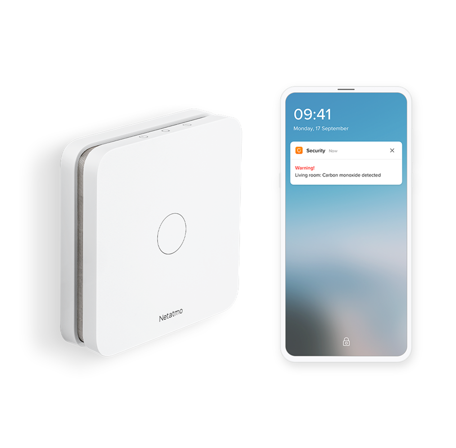Smart-Home - Netatmo Smarter Kohlenmonoxidmelder - NCO-EC