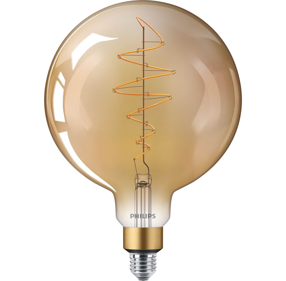 LED-Birnen - Philips LED-Lampe Classic Giant G200 7W/818 (40W) Gold Dimmable E27 - 929002983601