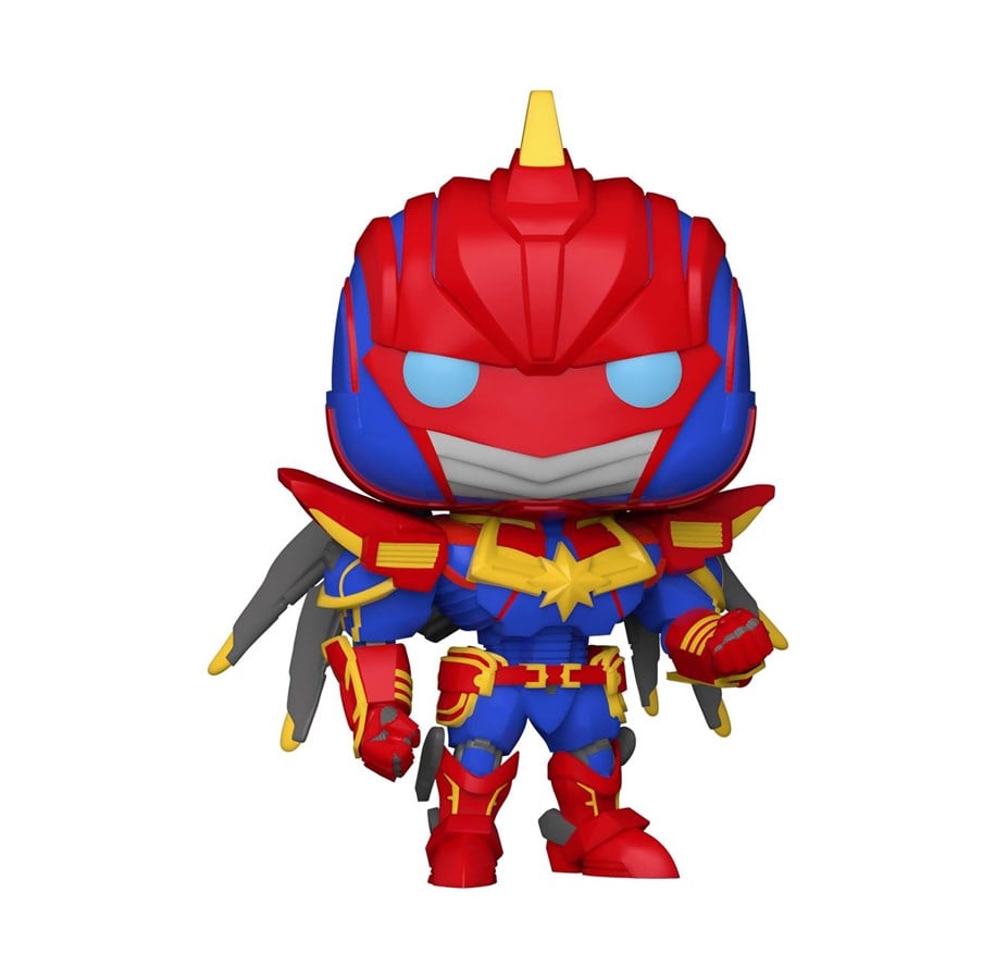 Merchandise - Funko! - Pop! Vinyl - Marvel: Avengers Mech Strike Captain Marvel (55235) - Figur - 0889698552356