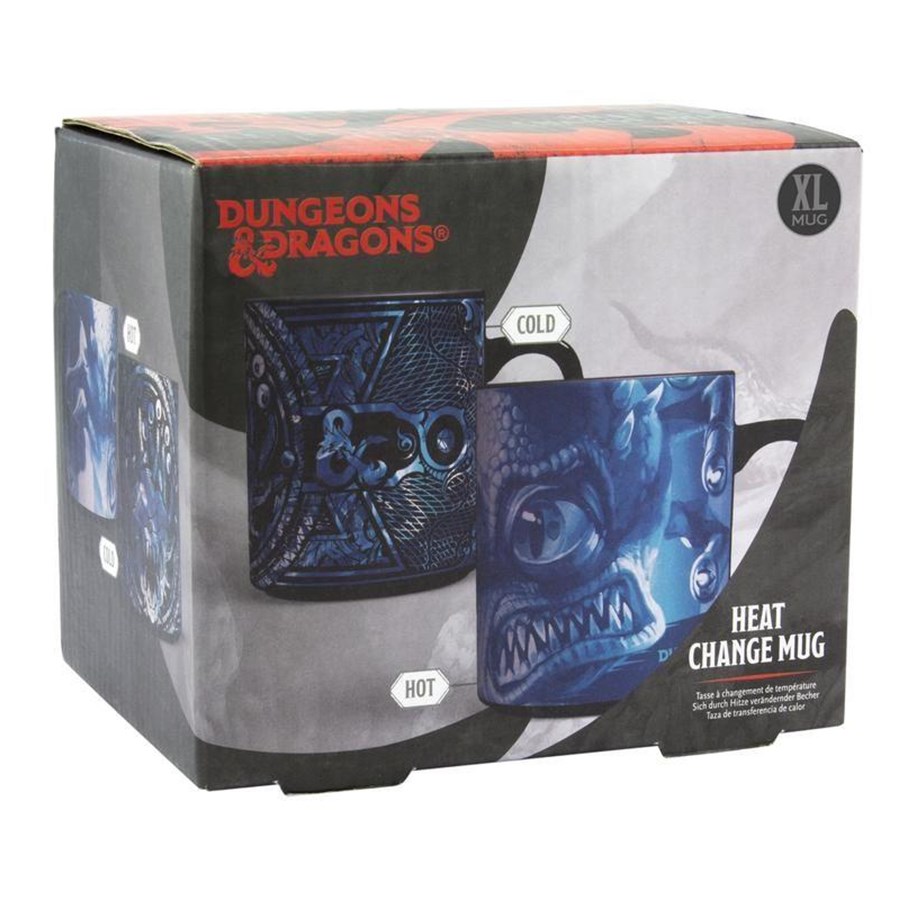 Küchenzubehör - Paladone Dungeons and Dragons Heat Change Mug XL - PP6637DD