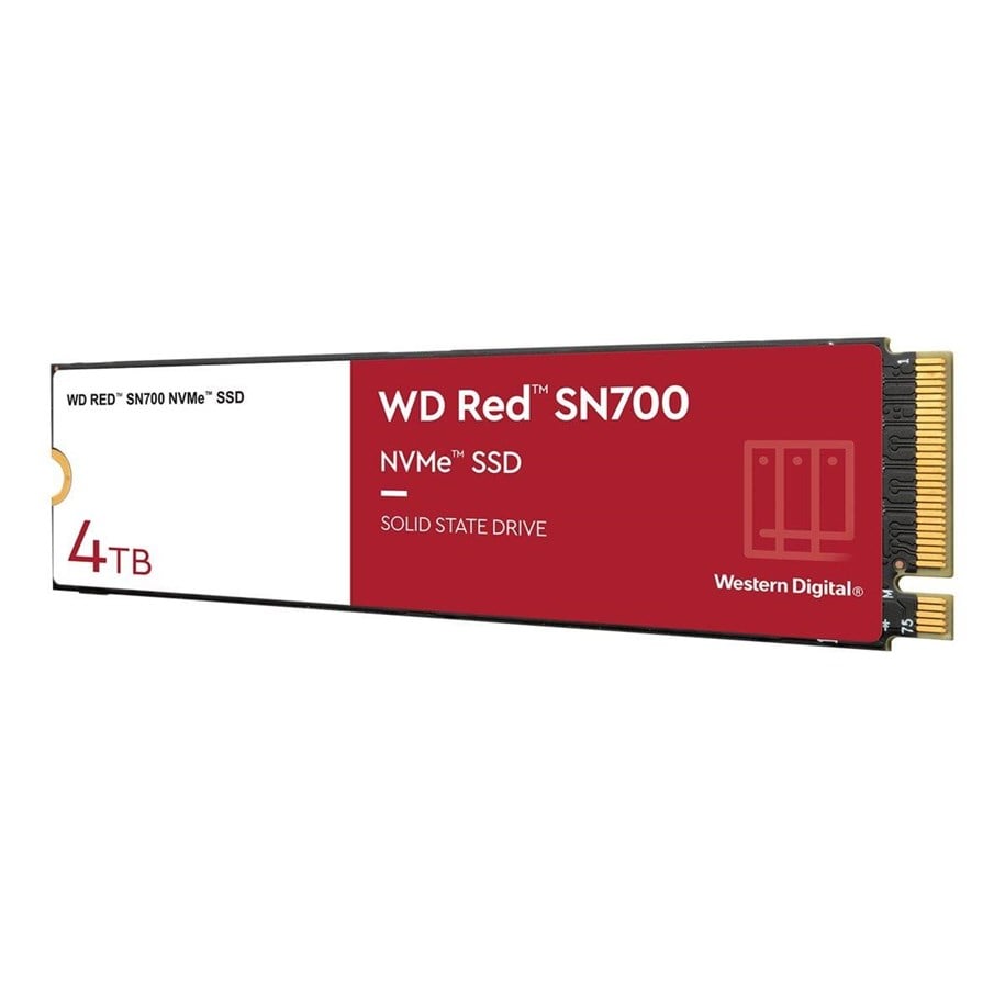 SSD - SANDISK WD Red SN700 NAS SSD - 4TB - PCIe 3.0 - M.2 2280 *DEMO* - WDS400T1R0C