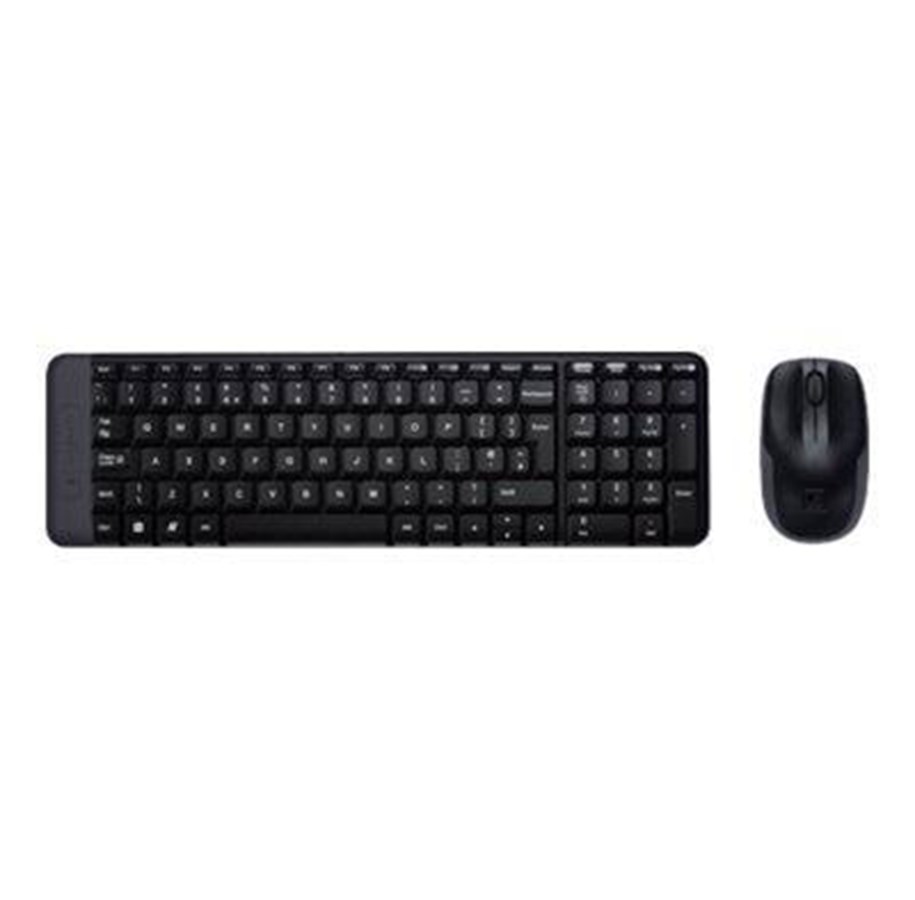Tastaturen - Logitech Wireless Combo MK220 - Tastatur & Maus Set - Italienisch - Grau - 920-003721