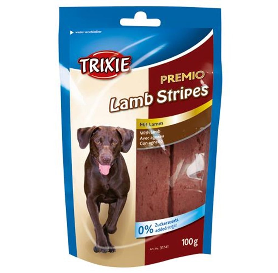 Hunde - Trixie PREMIO Lamb stripes 100 g - TX31741