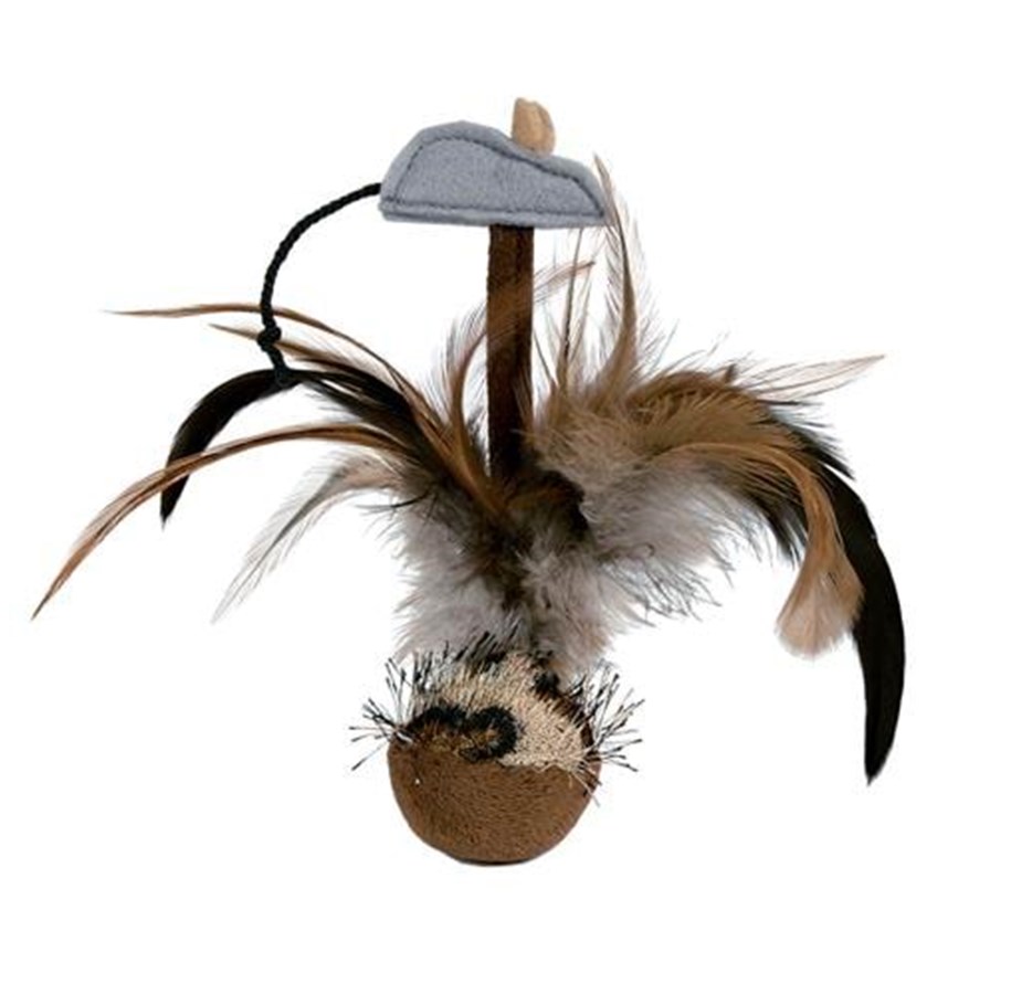 Katzen - Trixie Steh-auf-Federball 15 cm - TX45730