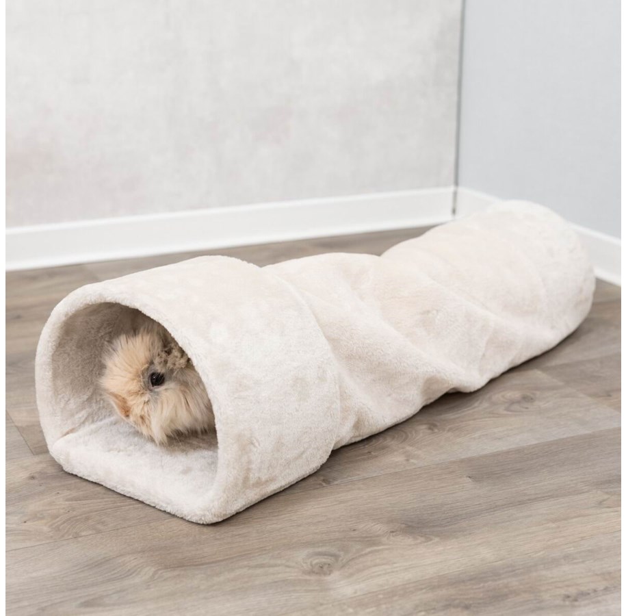Nagetiere - Trixie Kuscheltunnel Meerschweinchen Zwergkaninchen 27x21x80cm - TX63102