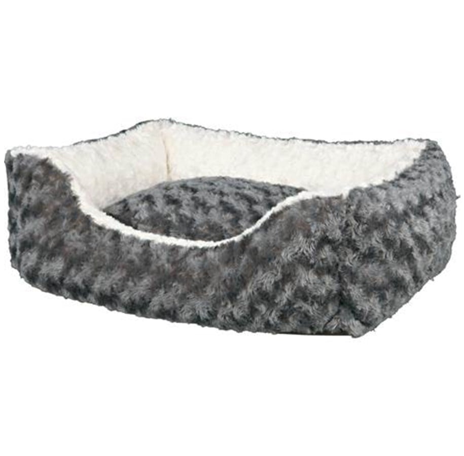 Hunde - Trixie Kaline bed square 65 × 50 cm grey/cream - TX38962