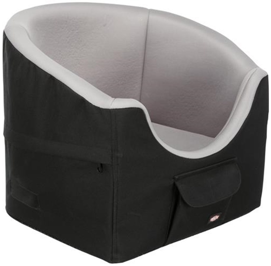 Hunde - Trixie Car seat 45 × 39 × 42 cm black/grey - TX13176