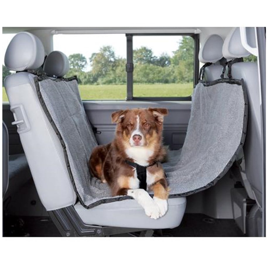 Hunde - Trixie Car seat cover 1.45 × 1.60 m light grey/black - TX1313