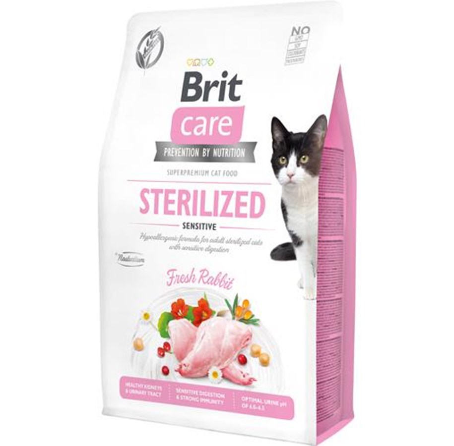 Katzen - Brit Care Cat GF Sterilized Sensitive 2kg - BK980200