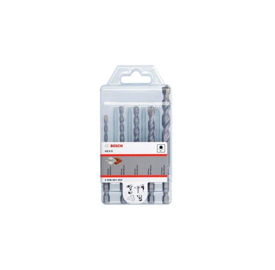 Bohrer & Bits - Bosch Hex5 Drill Bit Set 4-10 mm 5 pcs. - 2608841654