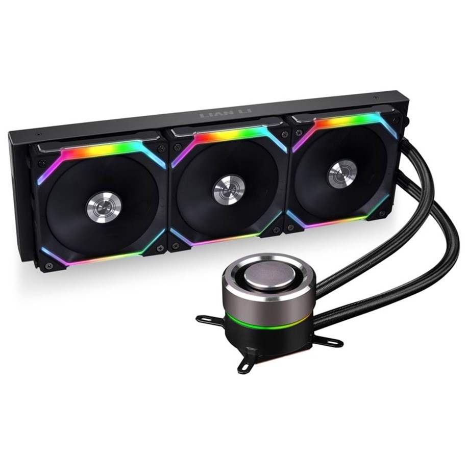 CPU Kühler - Lian Li GALAHAD AIO 360 SL RGB V2 - Black - CPU-Wasserkühlung - Max 32 dBA - GALAHAD AIO 360 SL BLACK