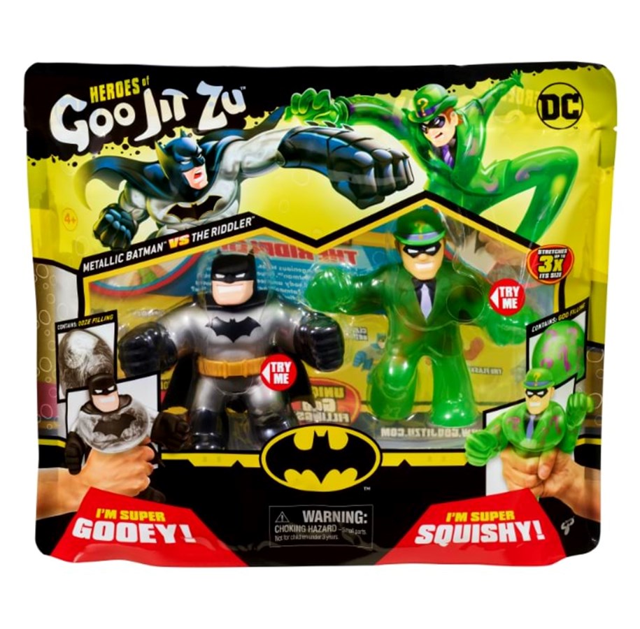 Figuren - Goo Jit Zu DC S3 VS PACK BATMAN VS RIDDLER ASS - 41228