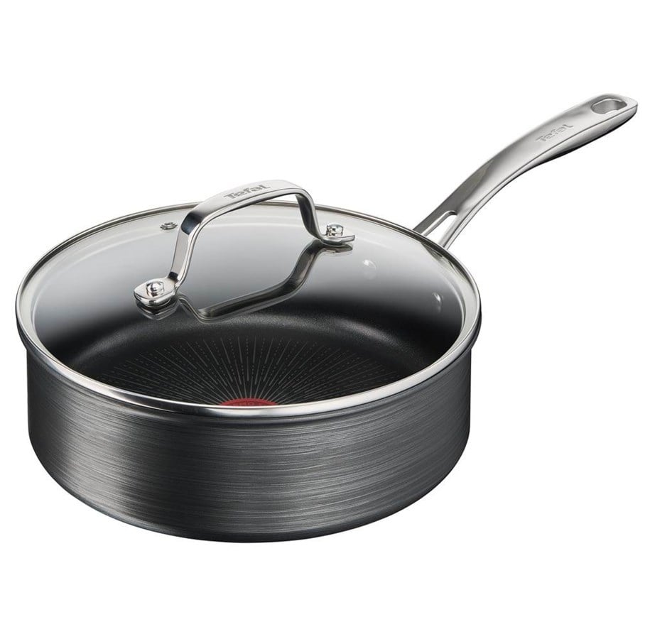 Pfannen - Tefal Unlimited Premium Deep Sautepan 24 cm + Lid - G2563202