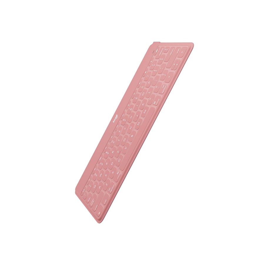Tastaturen - Logitech Keys-To-Go - Tastatur - Nordic ISO - Pink - 920-010051