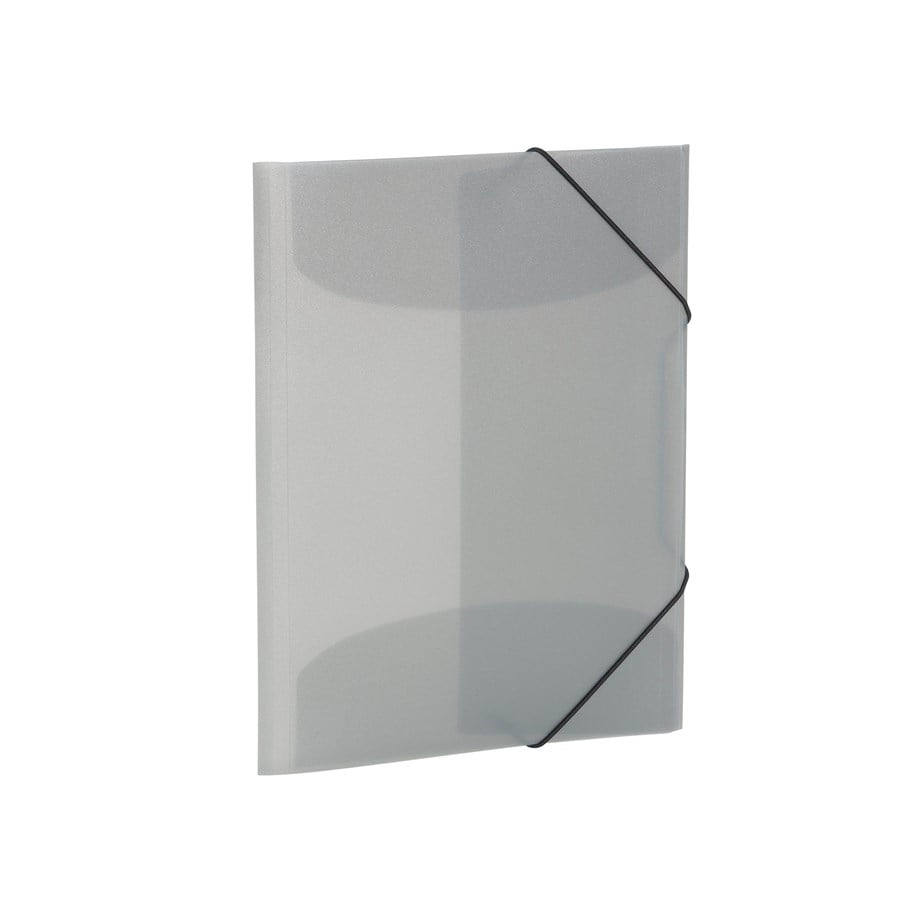 Mappen und Clipboards - HERMA Elasticated folder A4 PP translucent grey - 19582