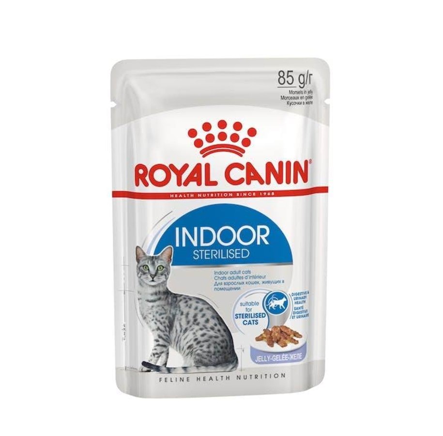 Katzen - Royal Canin Indoor Sterilised (in jelly) 12 x 85g - DLZROYKMK0025