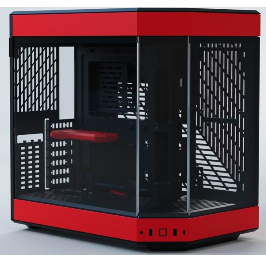 Gehäuse - HYTE Y60 - Black/Red - Gehäuse - Miditower - Rot - CS-HYTE-Y60-BR