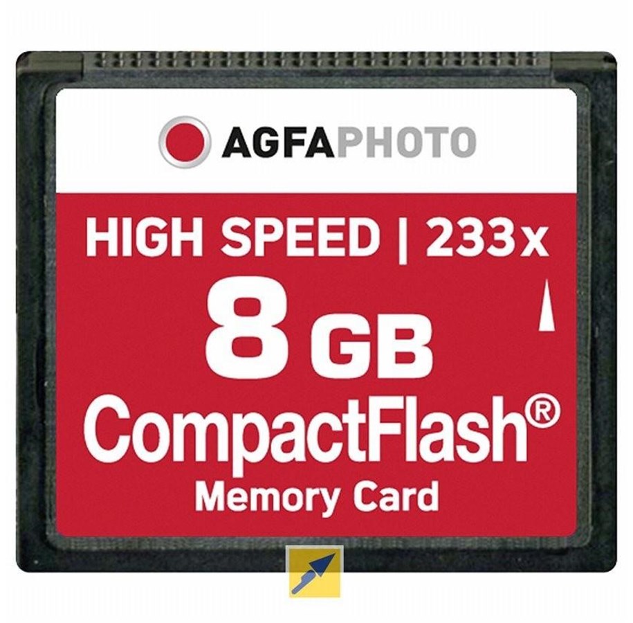 Speicherkarten - Agfa Photo - flash memory card - 8 GB - CompactFlash - 10433