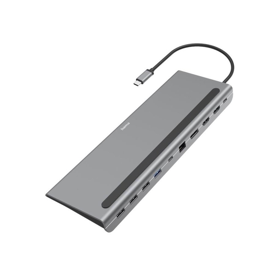 Dockingstationen - Hama USB-C Docking Station "Connect2Office Pro" 10 Ports - 00200100