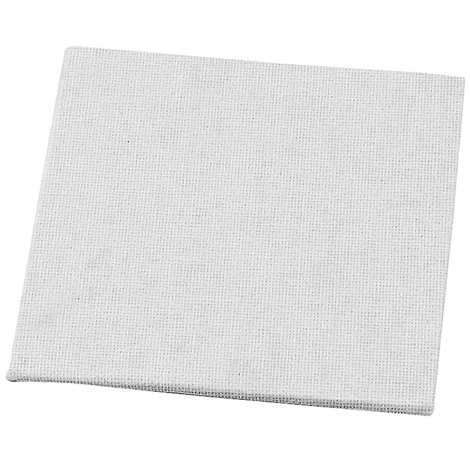 Kunst & Handwerk Ausstattung - Creativ Company Canvas Panel White 280gr 10x10cm - 225000