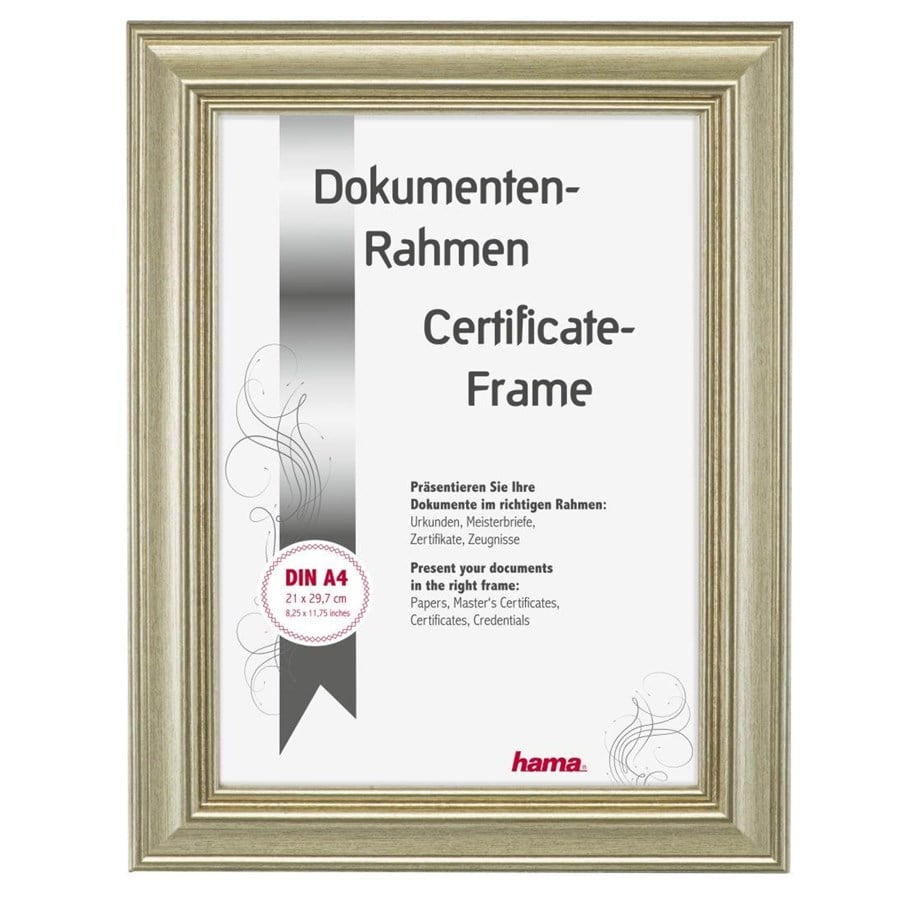 Fotoalbum & Archivierung - Hama "Lobby" Plastic Frame gold 21 x 29.7 cm - 175805