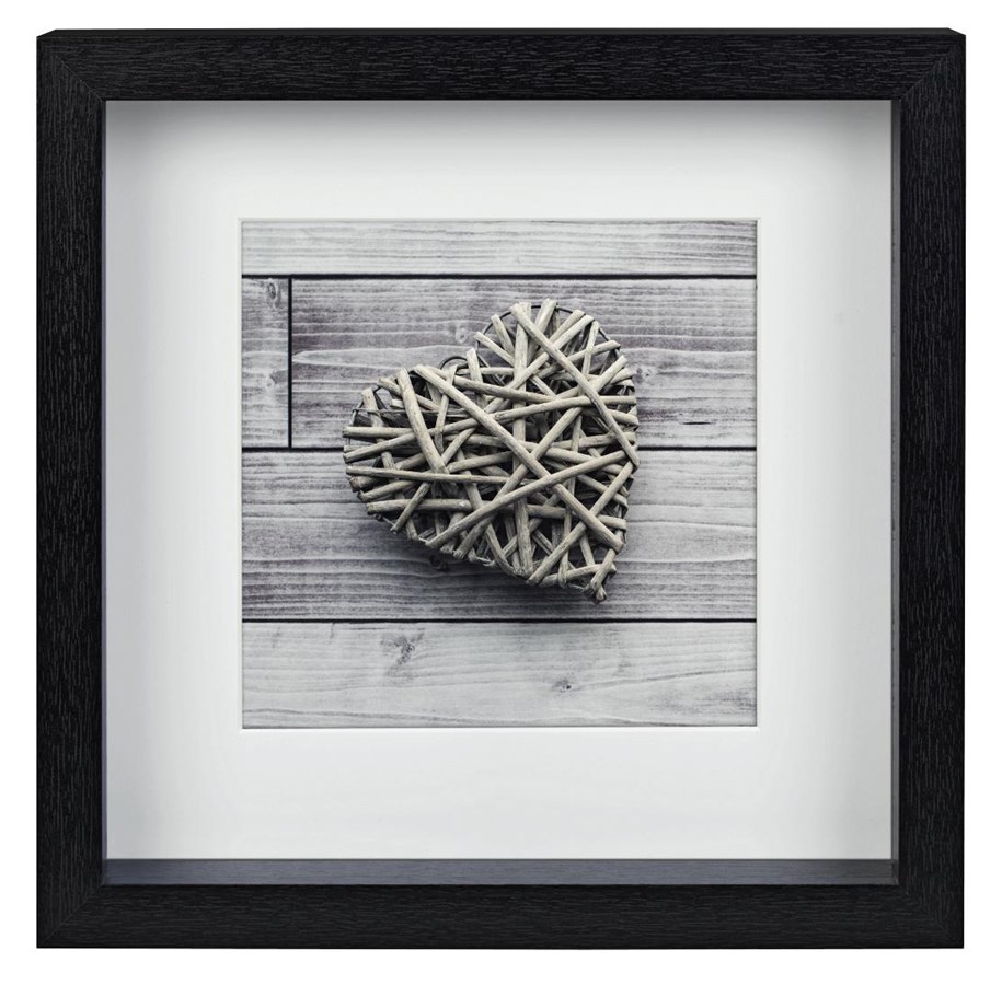 Einrichtung - Hama ´Scala´ Portrait Frame black 23 x 23 cm - 59773