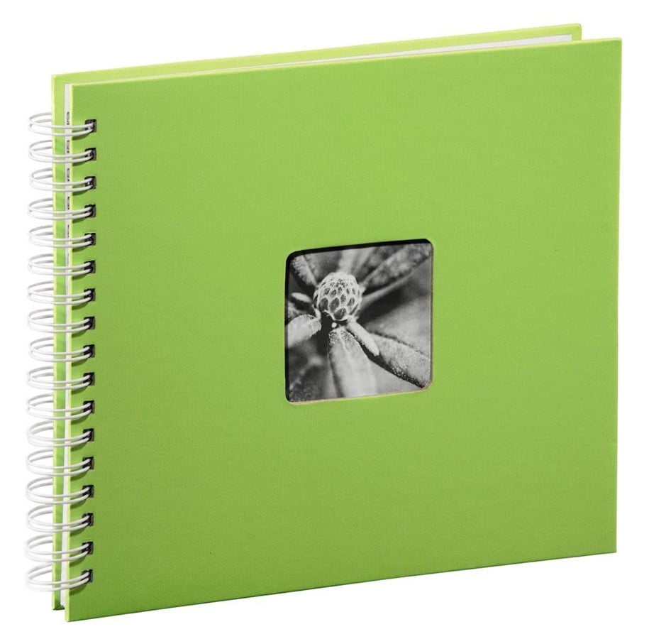 Fotoalbum & Archivierung - Hama "Fine Art" Spiral Album 28 x 24 cm 50 White Pages kiwi - 2115