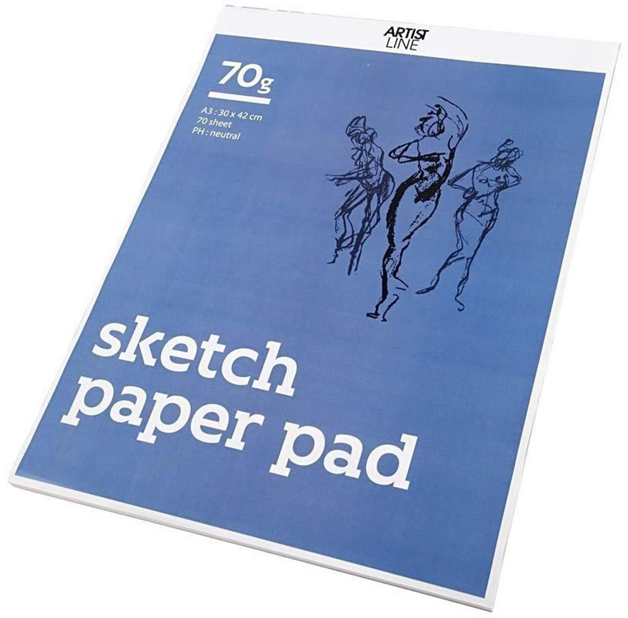 Hobby-Zubehör - Creativ Company Sketch pad A3 (70 x70 g) - 22100