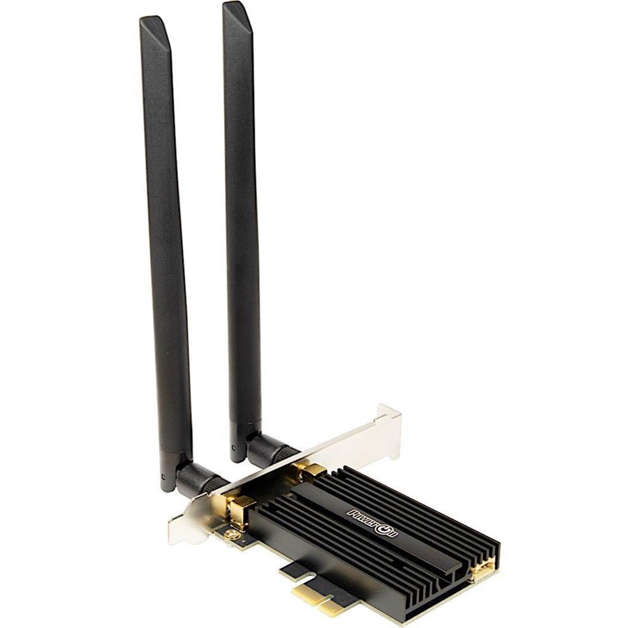 Netzwerkadapter (Netzkarte, Druckserver, u.s.w.) - Inter-Tech DMG-34 Wi-Fi 6 + BT 5.2 PCIe adapter - 1800Mbps - 88888166