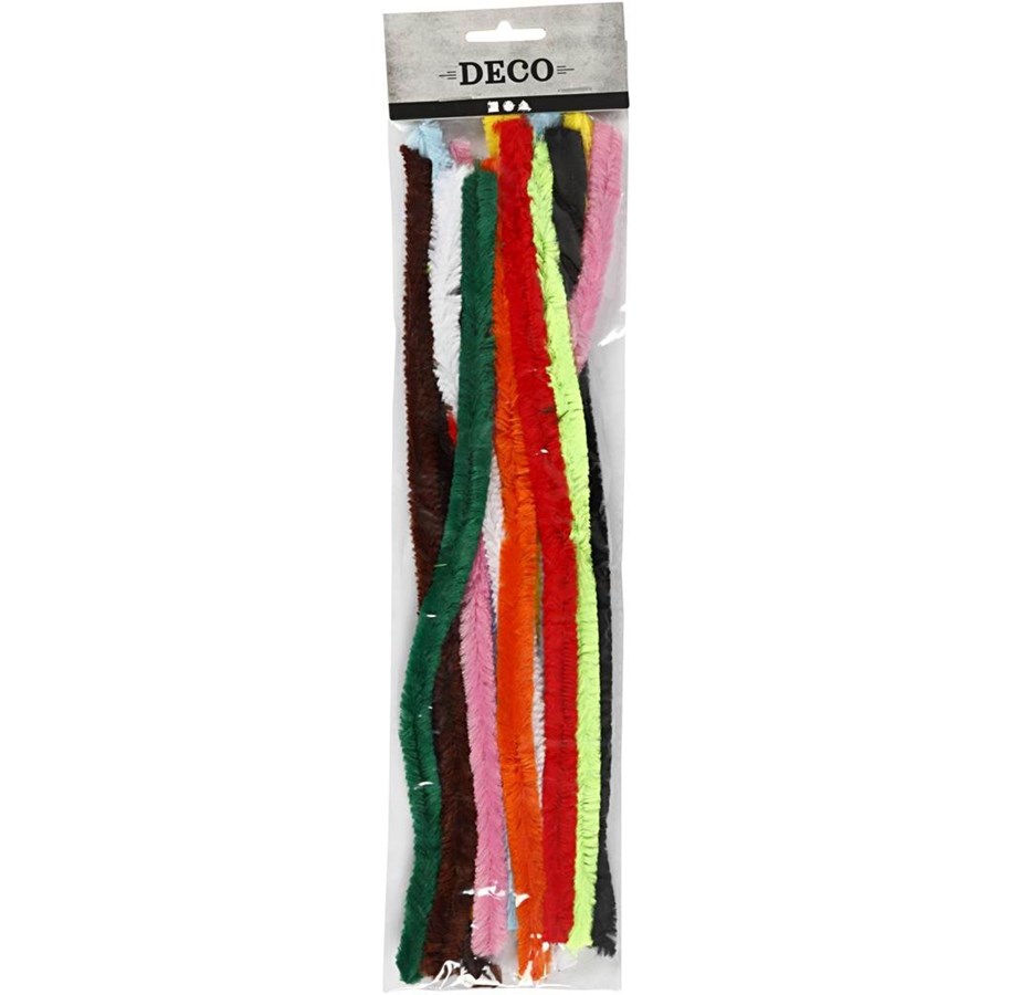 Kunst & Handwerk Ausstattung - Creativ Company Chenille Wire Color 30cm 15pcs. - 51638