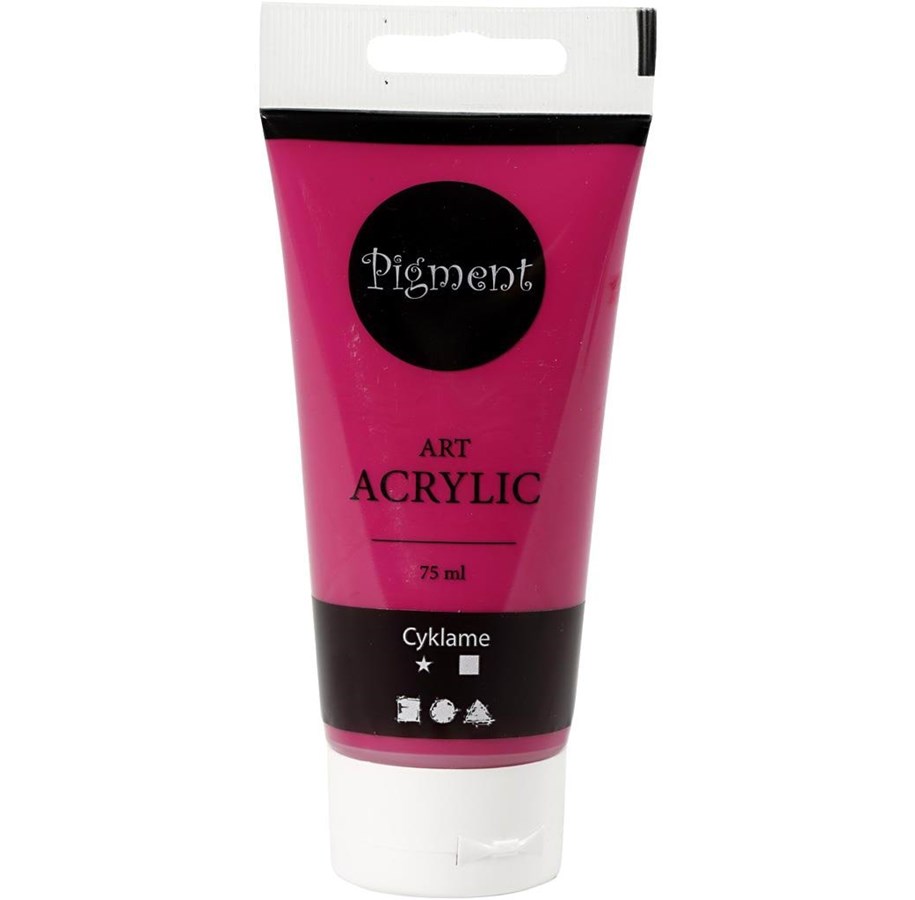 Hobby-Zubehör - Creativ Company Pigment Art Acrylic Paint Cyklame 75ml - 35147