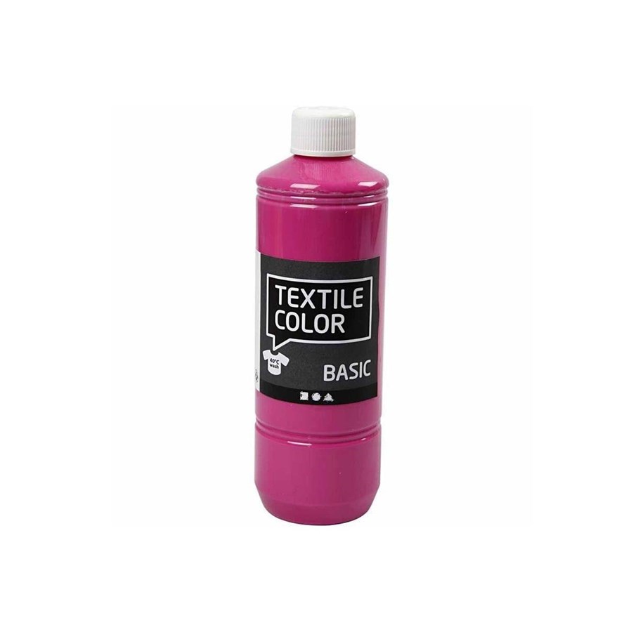 Kunst & Handwerk Ausstattung - Creativ Company Textile paint - Pink 500ml - 34146