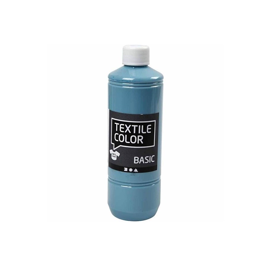 Kunst & Handwerk Ausstattung - Creativ Company Textile paint - Light blue 500ml - 34170