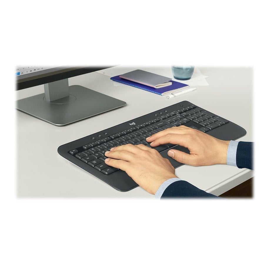 Tastaturen - Logitech MK540 Advanced - keyboard and mouse set - Slovenian - dark grey - Tastatur & Maus Set - Slowenisch - Schwarz - 920-008692