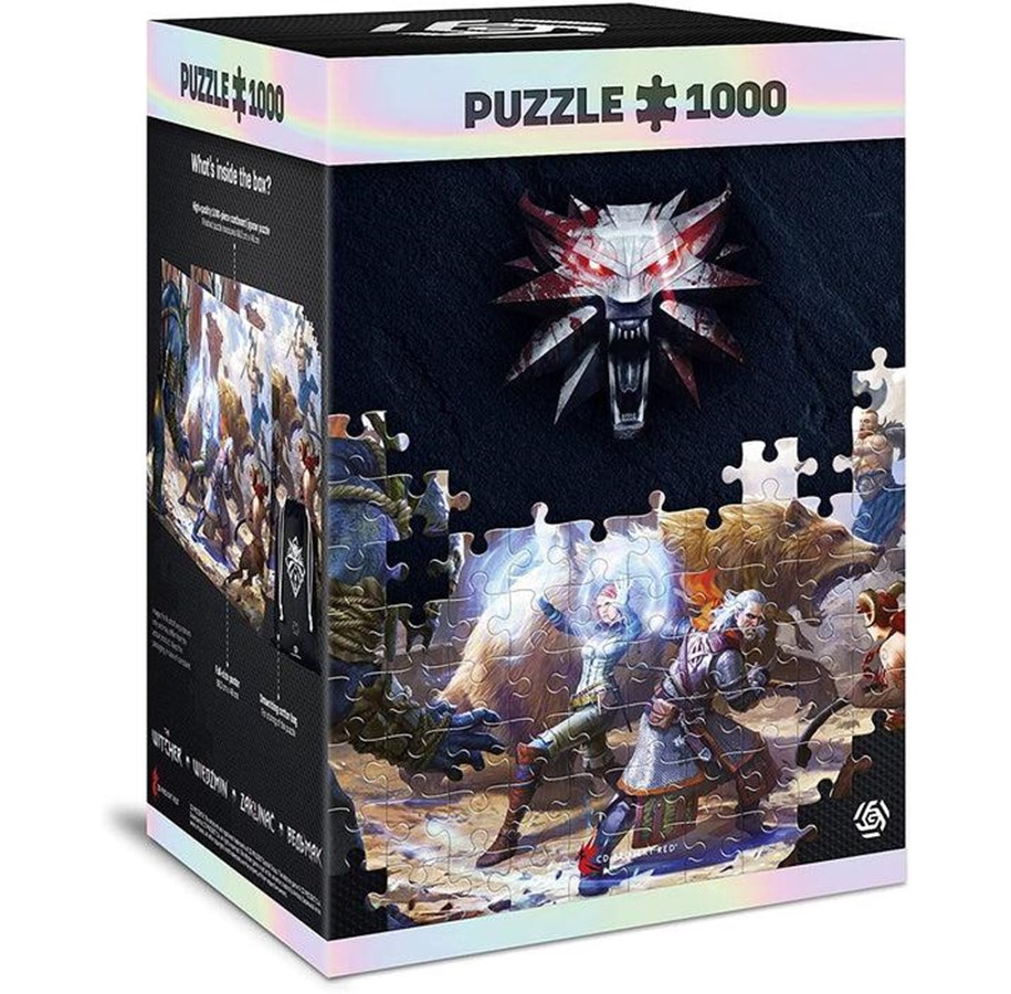 Merchandise - Good Loot - The Witcher: Geralt and Triss - Puzzle - 5908305233619