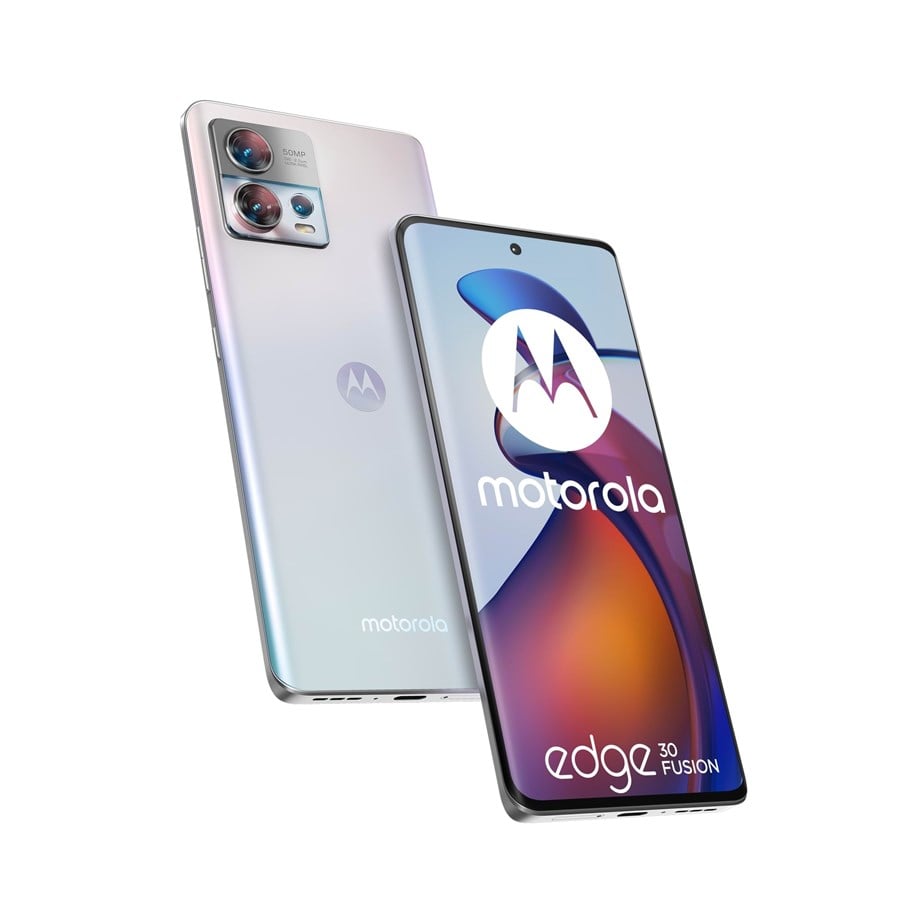 Handys & Smartphones - Motorola Edge 30 Fusion 5G 128GB/8GB - Aurora White - PAUN0031SE
