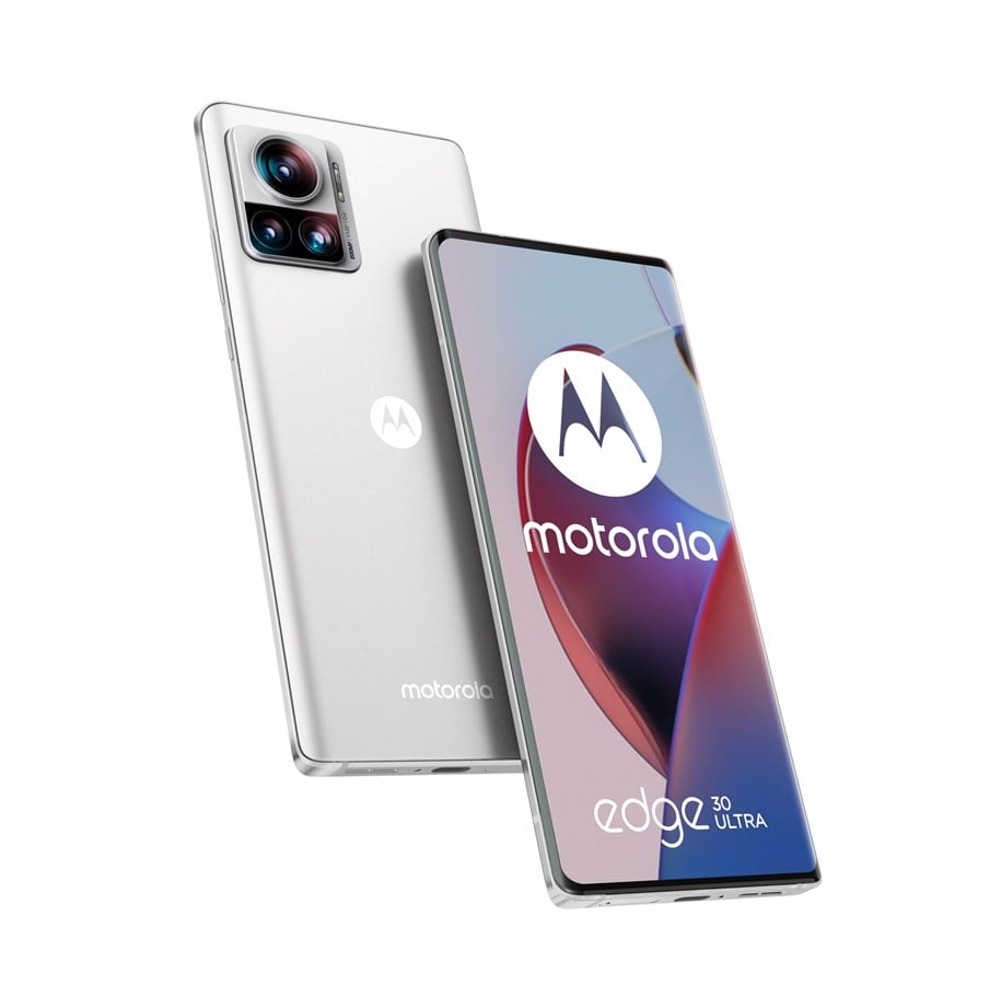 Handys & Smartphones - Motorola Edge 30 Ultra 5G 256GB/12GB - Starlight White - PAUR0035SE