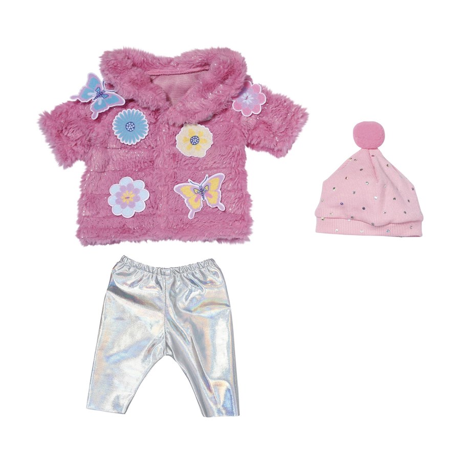 Puppen & Zubehör - Baby Born Deluxe Flauschmantel 43cm - 833834