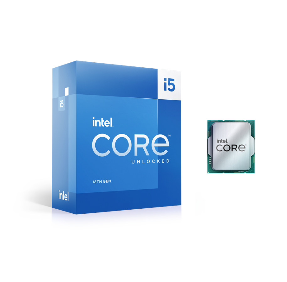 CPU - Intel Core i5-13600K Raptor Lake CPU - 14 Kerne - 3.5 GHz - Intel LGA1700 - Intel Boxed (ohne Kühler) - BX8071513600K
