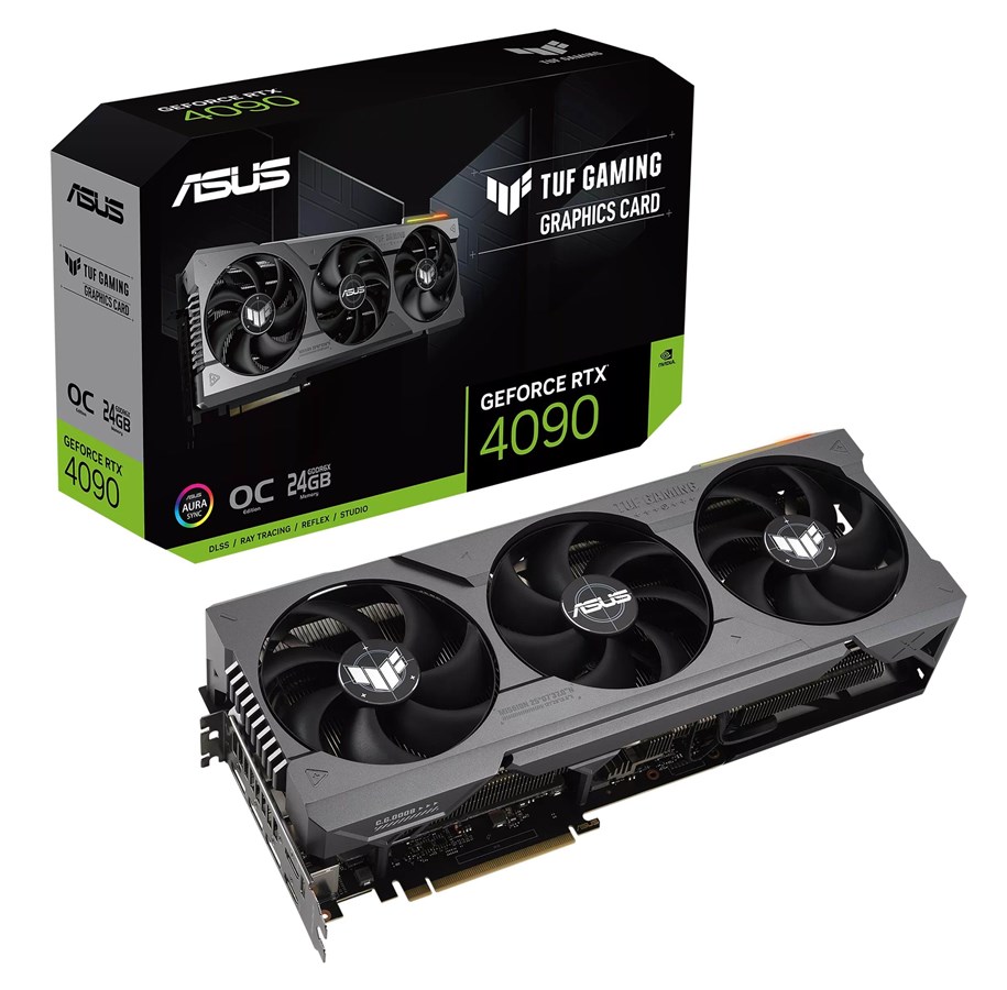 Grafikkarte - ASUS GeForce RTX 4090 TUF OC - 24GB GDDR6X RAM - Grafikkarte - 90YV0IE0-M0NA00