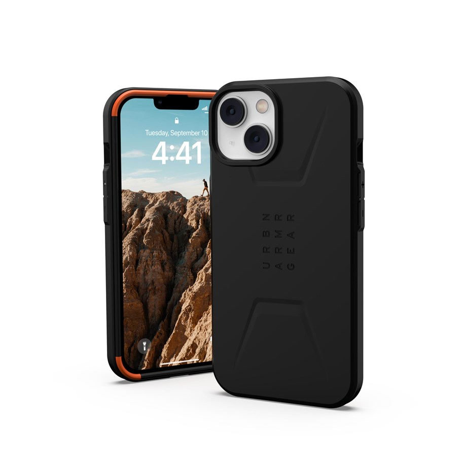 Handys - Cover & Cases - UAG Civilian MagSafe - black - iPhone 14 - 114036114040