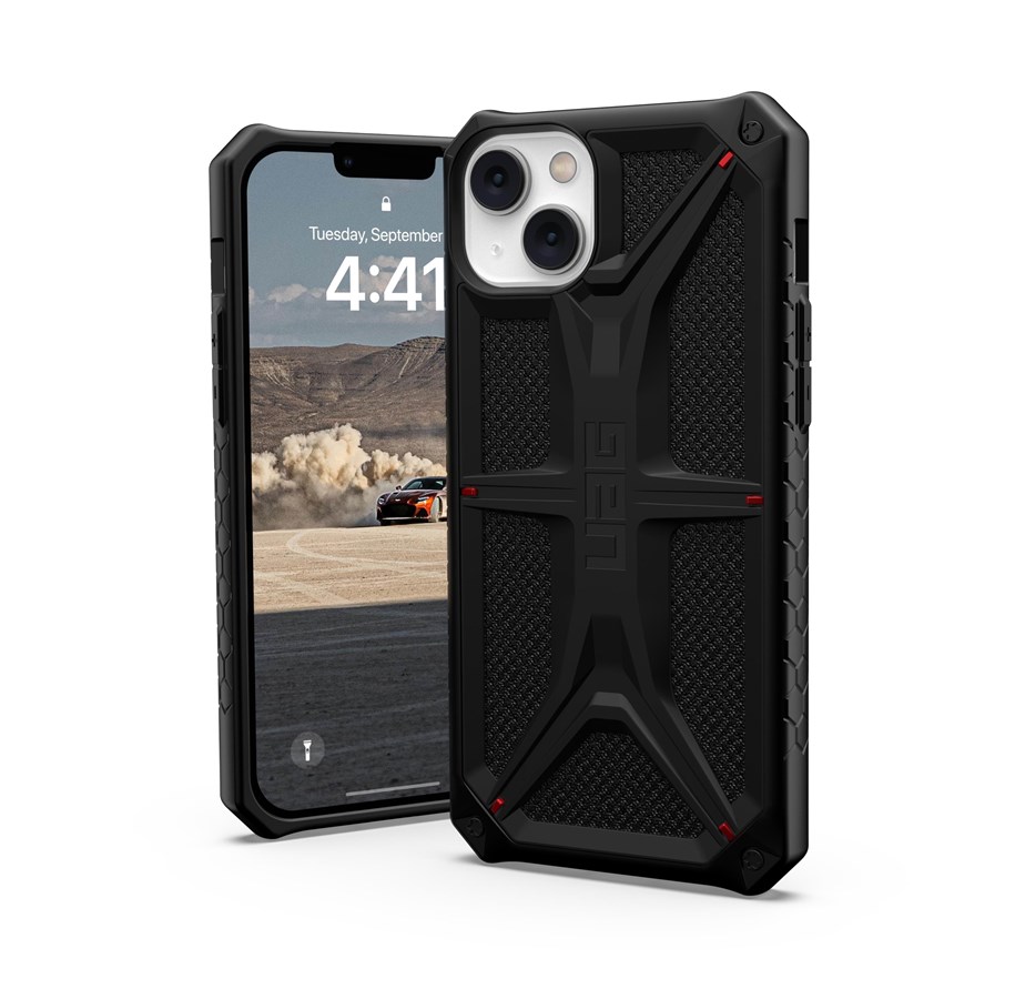 Handys - Cover & Cases - UAG Monarch - kevlar black - iPhone 14 Plus - 114033113940