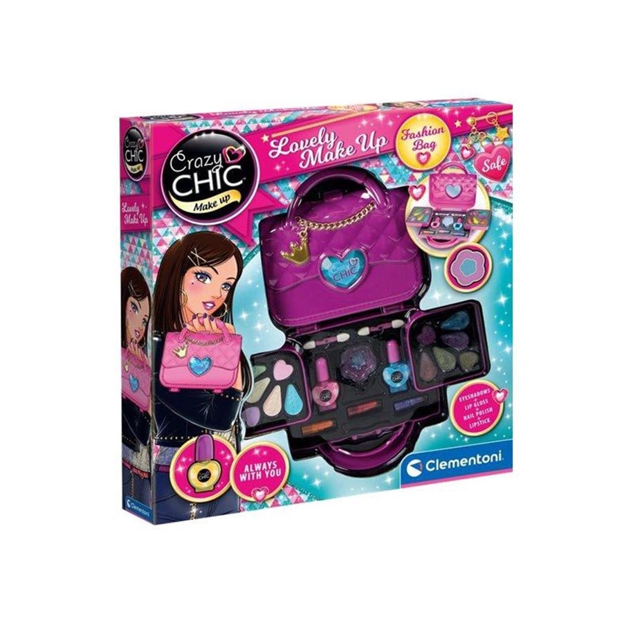 Kreativ-Spiele - Clementoni Crazy Chic Make-up - Fashion Bag - 18633