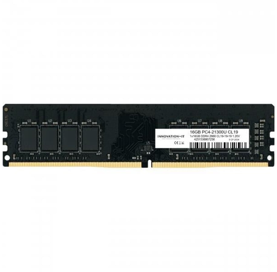 Arbeitsspeicher (RAM) - Innovation IT DDR4-3200 - 16GB - CL22 - Single Channel (1 pcs) - Schwarz - 4251538811088