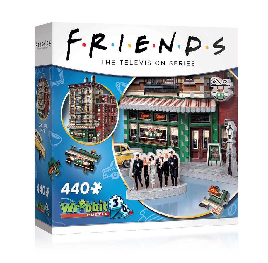 Puzzle - Wrebbit 3D Friends: Central Perk (440) 3D Puzzle - 40970038