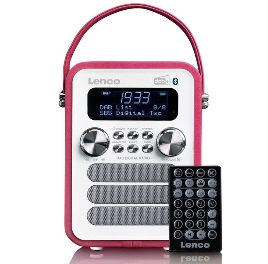 DAB, Netzwerk und Radiowecker - Lenco PDR-051PKWH - DAB/DAB+/FM - Stereo - PDR-051PKWH
