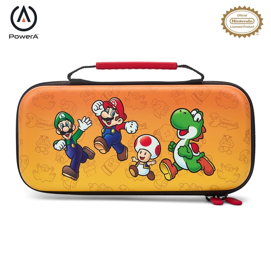 Gaming Zubehör - PowerA Protection Case for Nintendo Switch - OLED Model Nintendo Switch or Nintendo Switch Lite - Mario and Friends - Nintendo Switch - NSCS0047-01