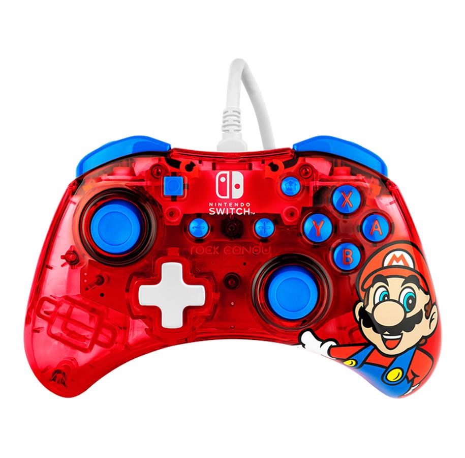 Gaming Zubehör - PDP Rock Candy Wired Controller - Mario - Wired Zubehör für Spielkonsole - Nintendo Switch - 0708056068295